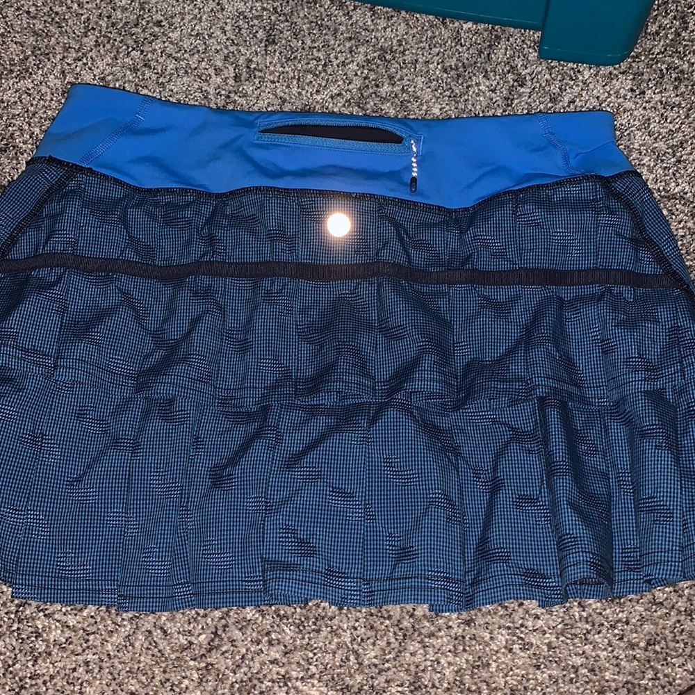 Blue and black lulu skirt, Size 2